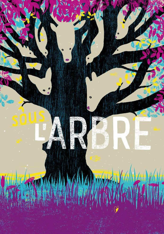 Affiche du spectacle Sous l'arbre - Théâtre des Marionnettes de Genève 26-27