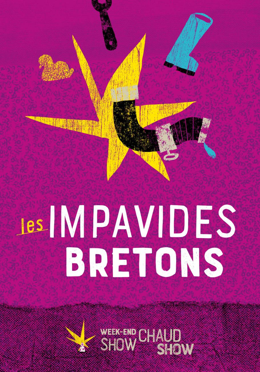 Affiche du spectacle Les Impavides bretons - Théâtre des Marionnettes de Genève 26-27