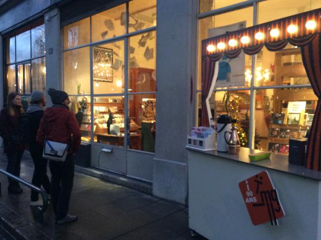 Inauguration de la 3ème vitrine du Parcours des vitrines - 13 décembre 2019