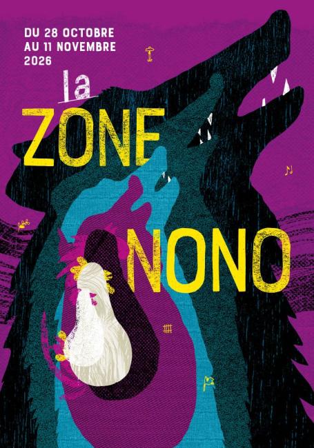 Affiche spectacle LA ZONE NONO - Théâtre des Marionnettes de Genève 26-27
